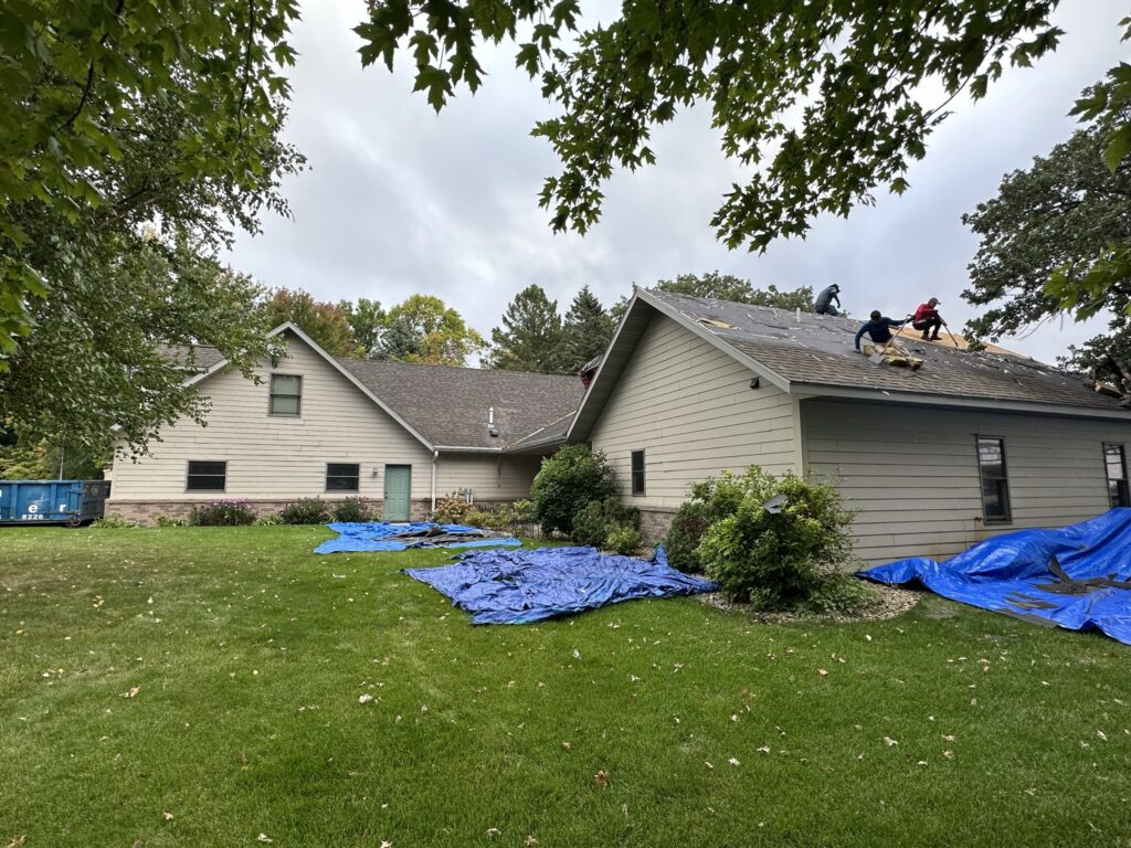 New roof on a home near Lake Ida in Alexandria, MN